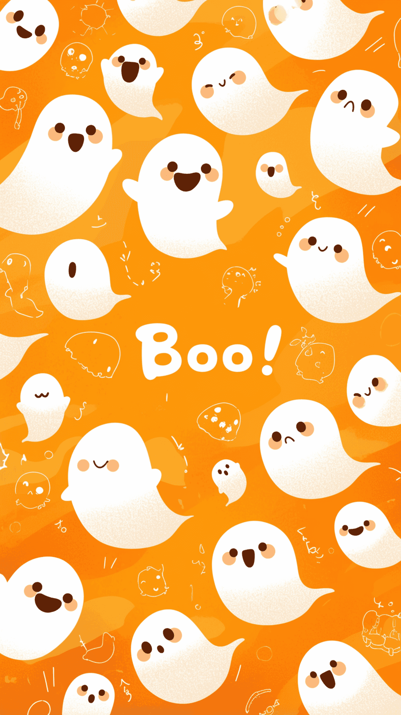 Halloween Ghost 386 original repeating artwork