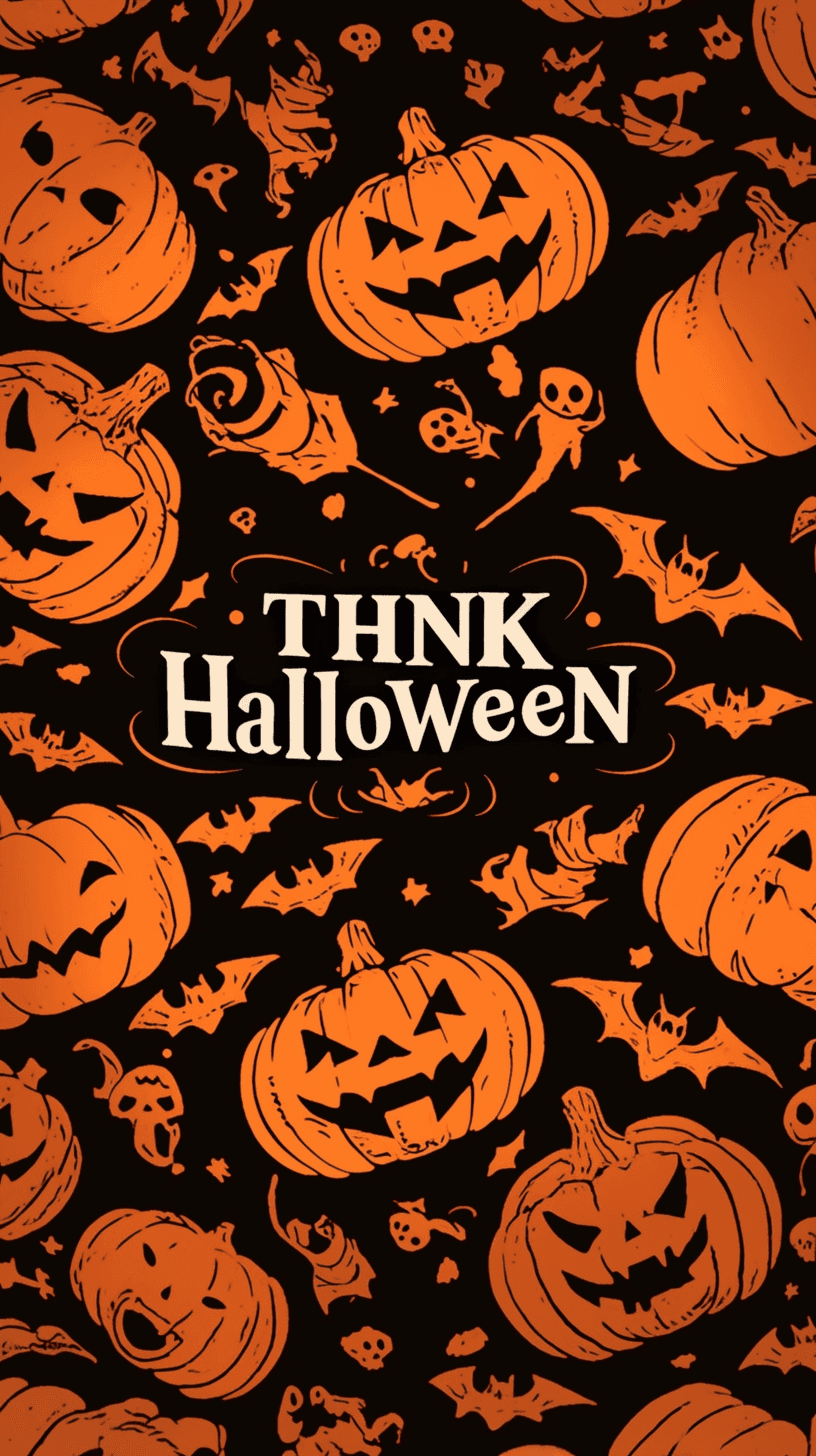 Halloween Pumpkin 366 original repeating artwork