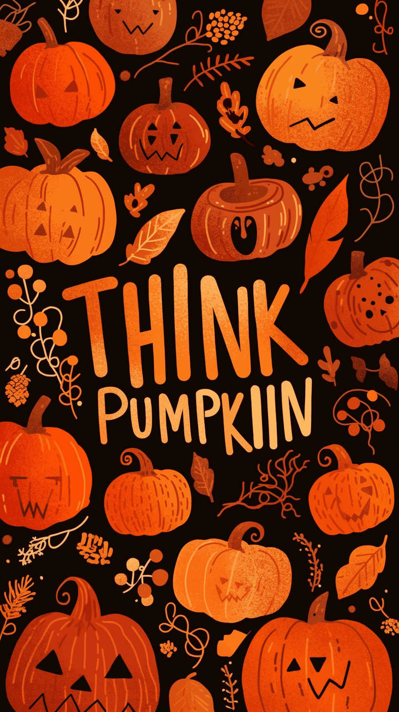 Halloween Pumpkin 364 original repeating artwork