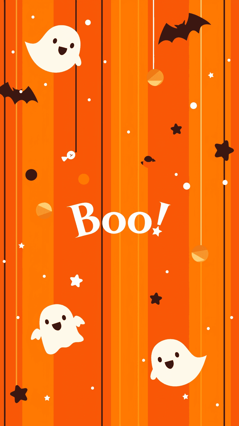 Halloween Ghost 1407 original repeating artwork