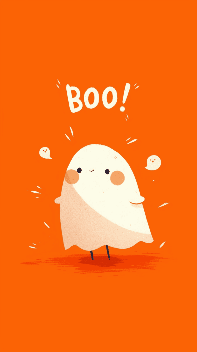 Halloween Ghost 283 original repeating artwork