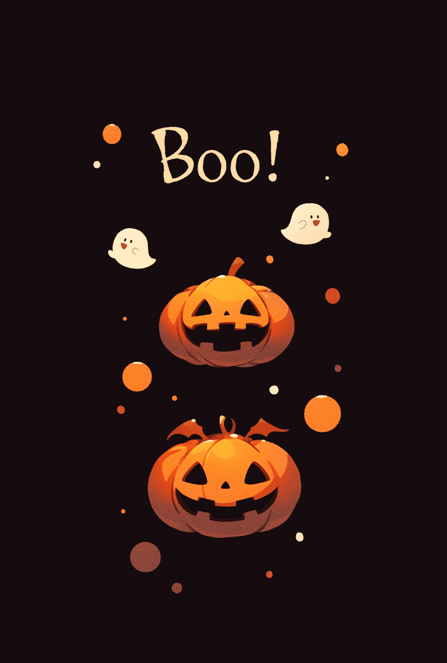 Halloween Ghost 1303 original repeating artwork