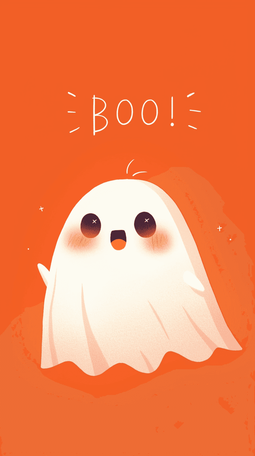 Halloween Ghost 244 original repeating artwork