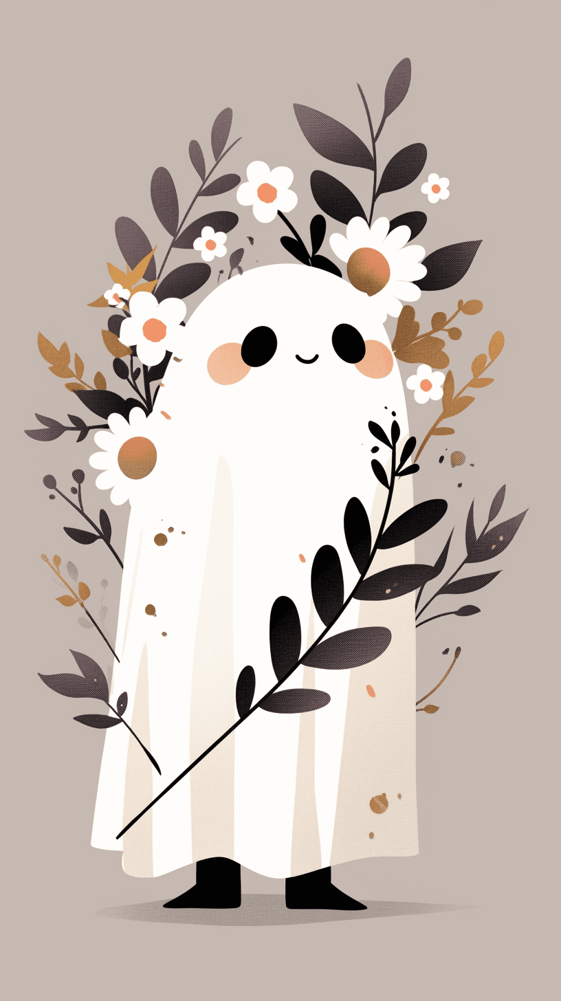 Halloween Ghost 618 original repeating artwork
