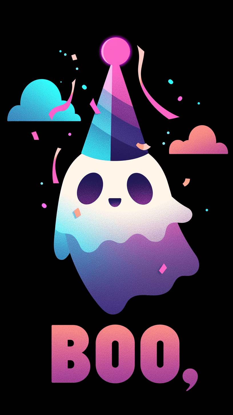 Halloween Ghost 513 original repeating artwork