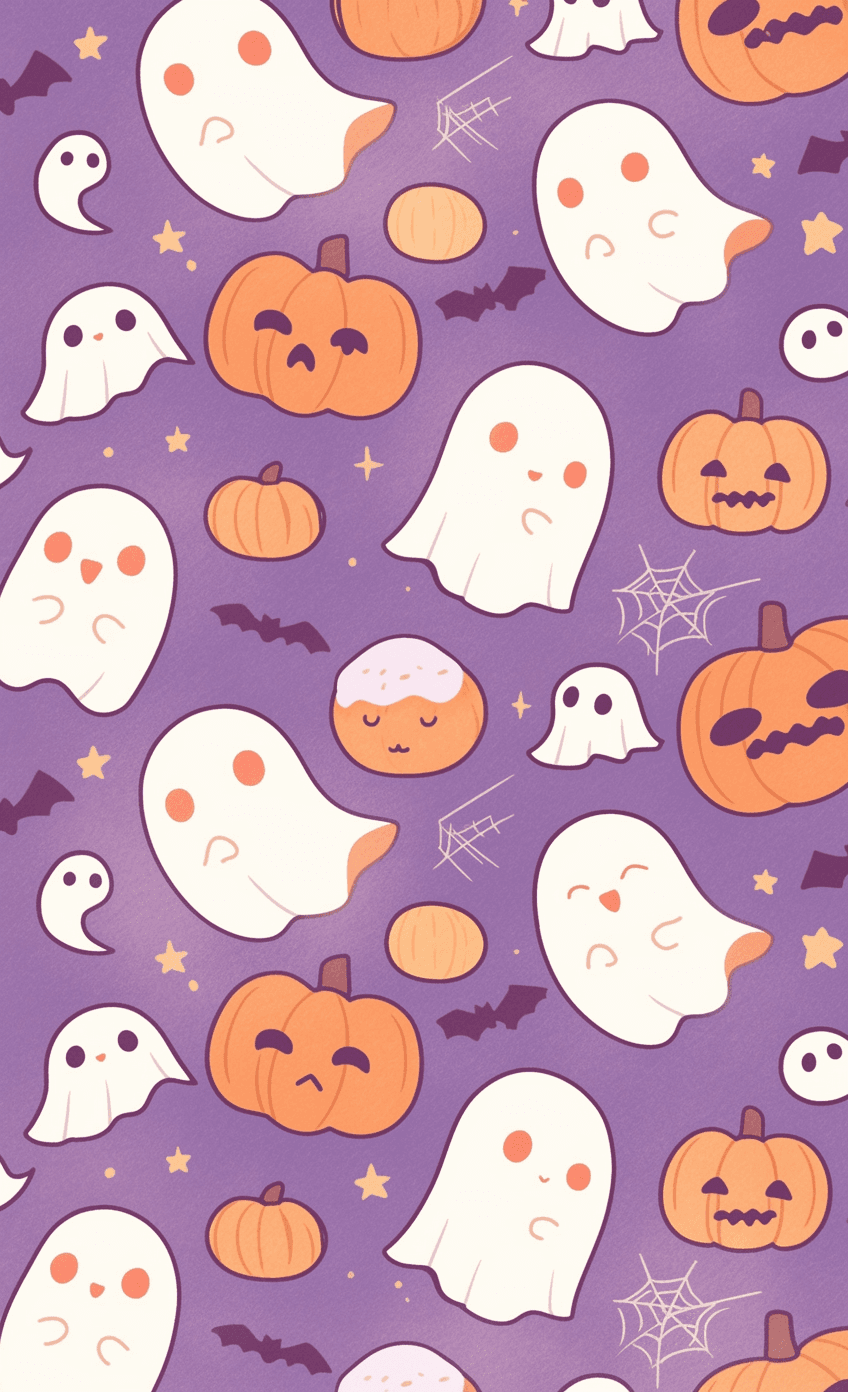 Halloween Ghost 851 original repeating artwork