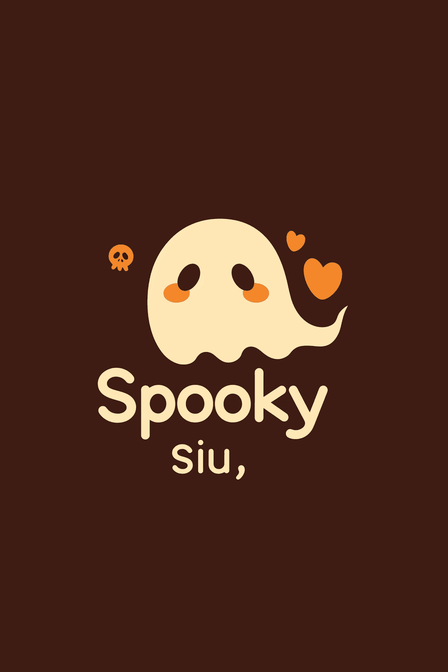 Halloween Ghost 1518 original repeating artwork