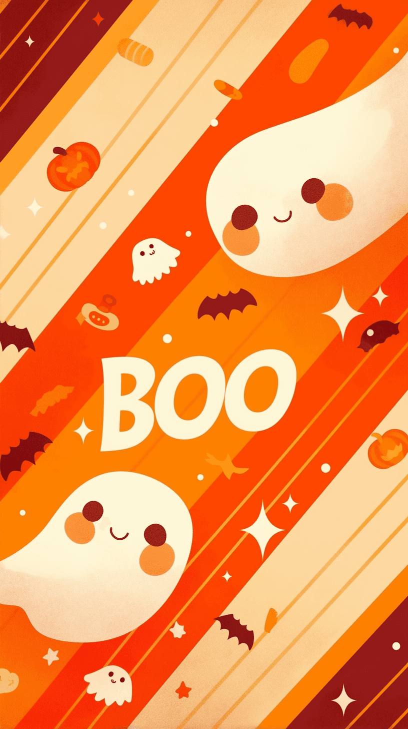 Halloween Ghost 492 original repeating artwork