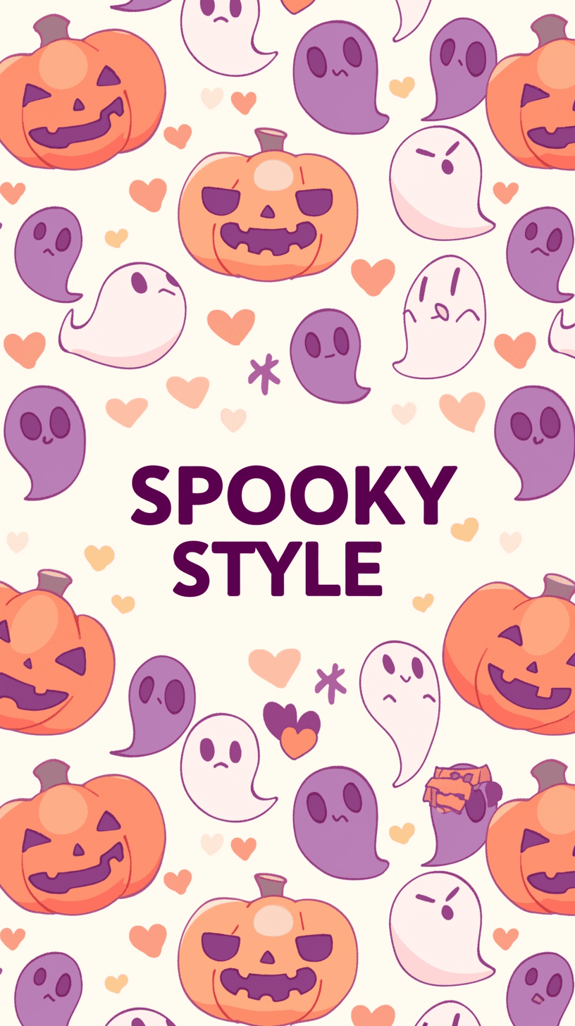 Halloween Ghost 1139 original repeating artwork