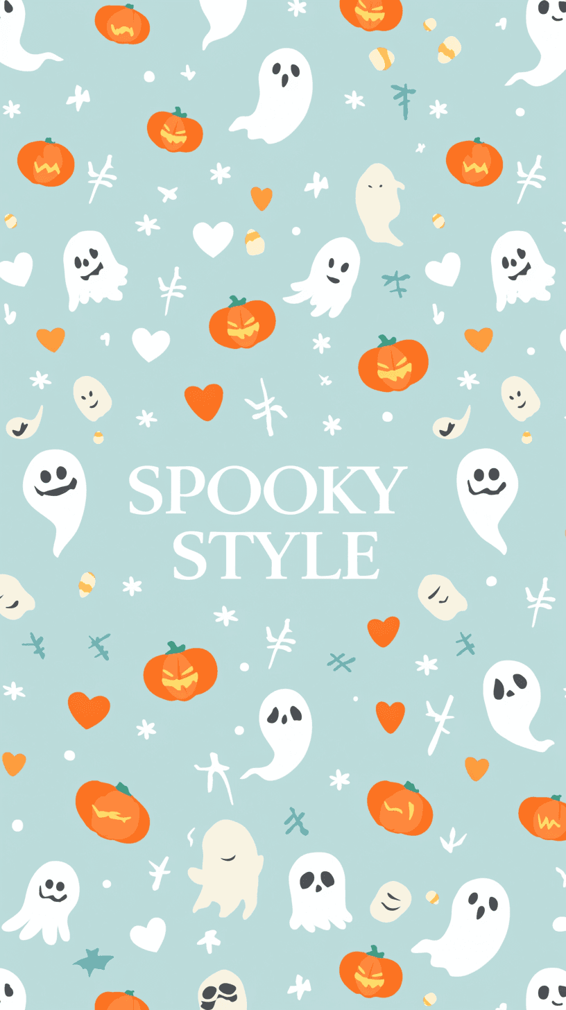 Halloween Ghost 944 original repeating artwork