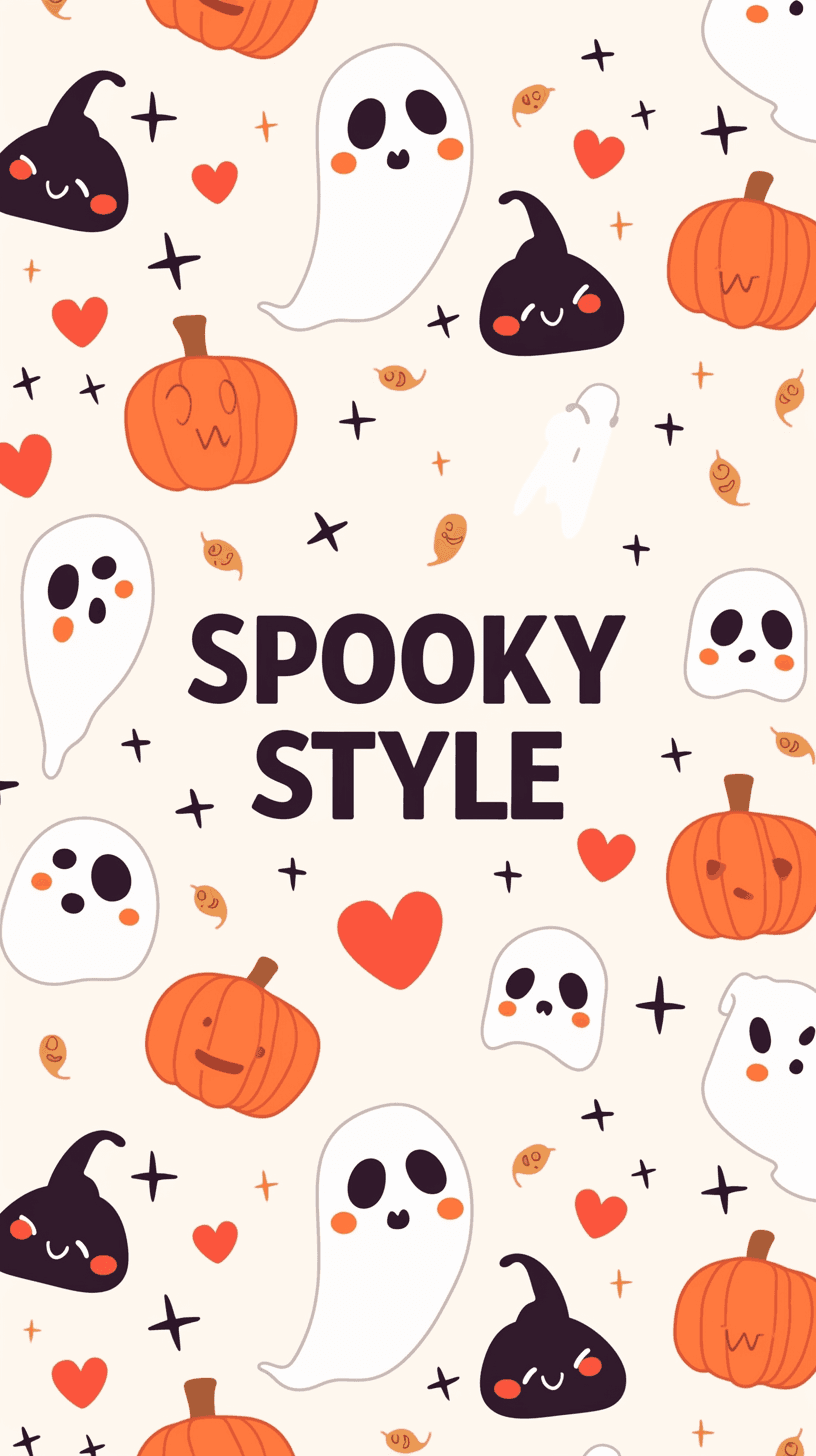 Halloween Ghost 771 original repeating artwork