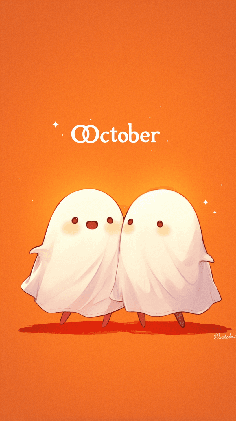 Halloween Ghost 048 original repeating artwork