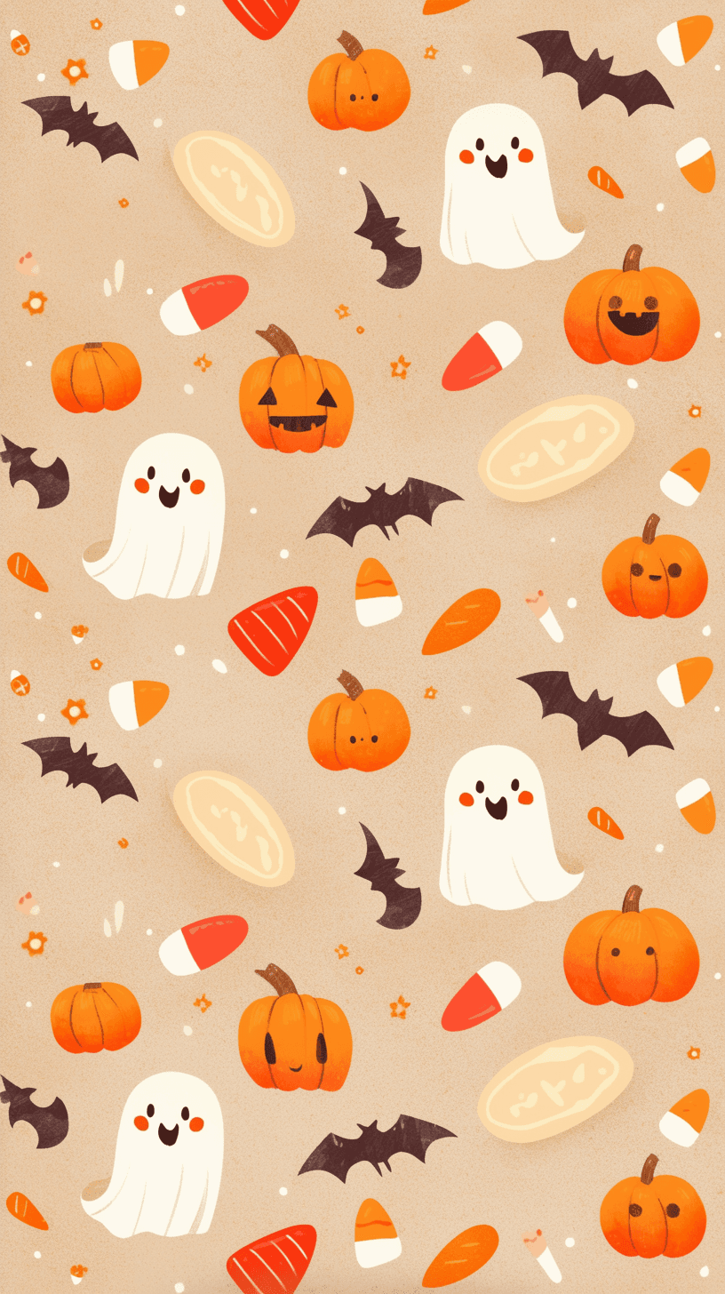 Halloween Ghost 1336 original repeating artwork
