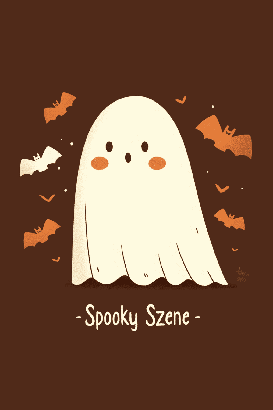 Halloween Ghost 1491 original repeating artwork
