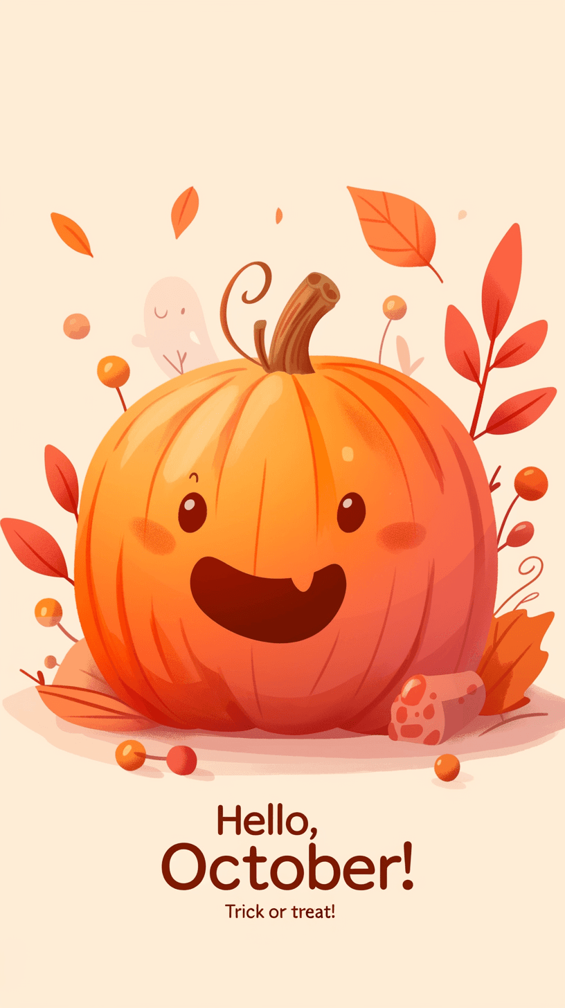 Halloween Pumpkin 272 original repeating artwork