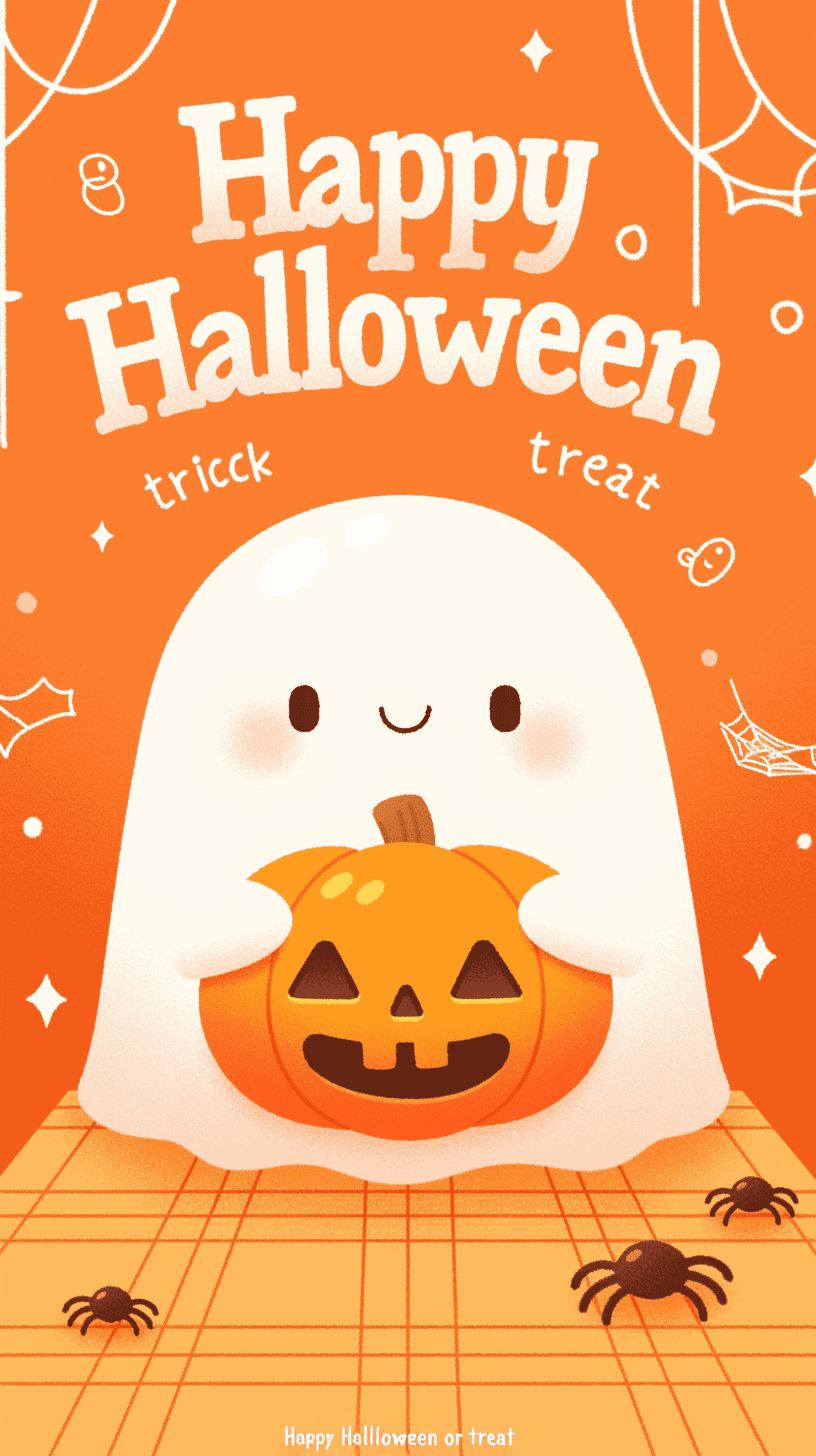 Halloween Ghost 1089 original repeating artwork