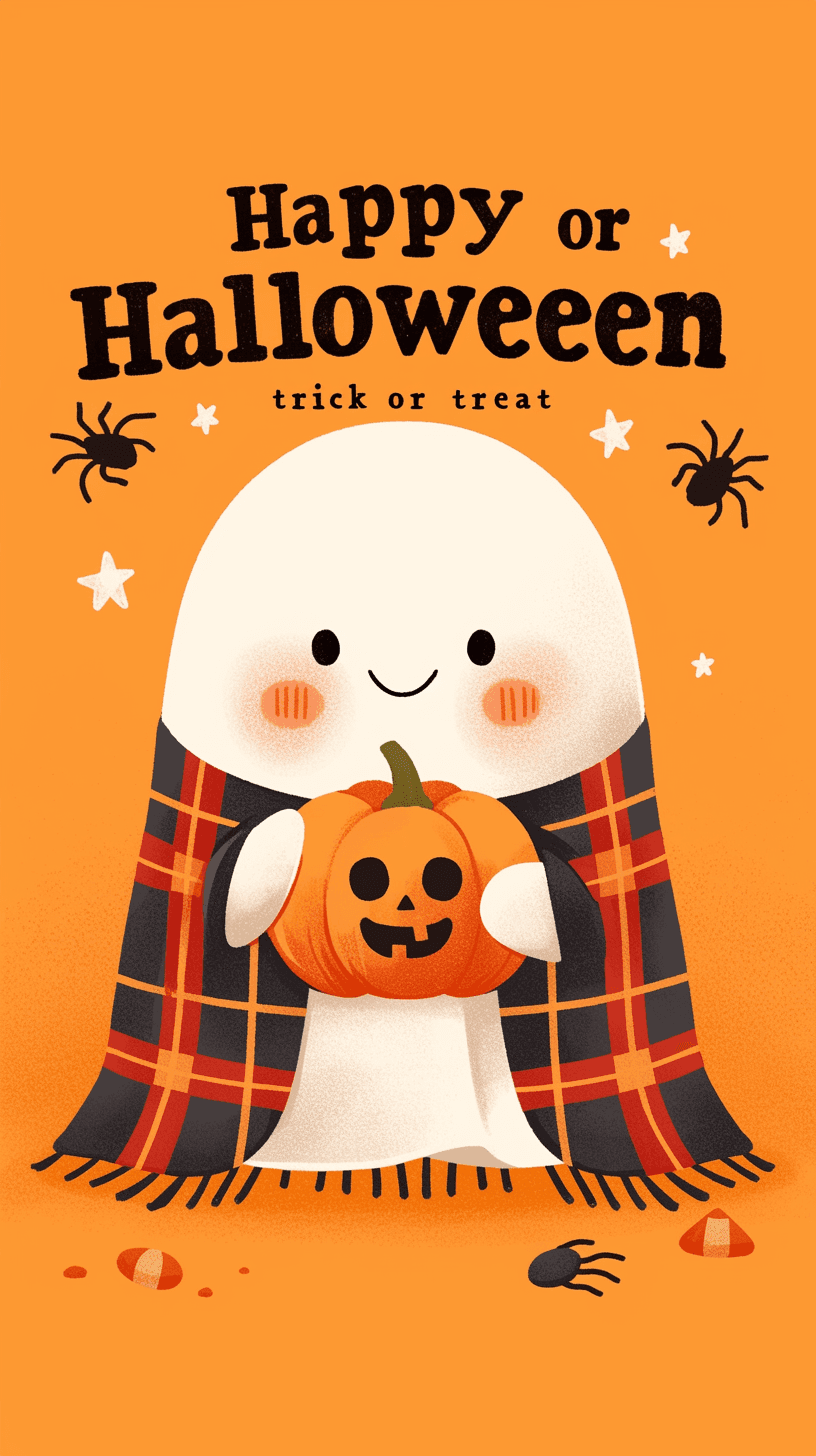 Halloween Ghost 1249 original repeating artwork