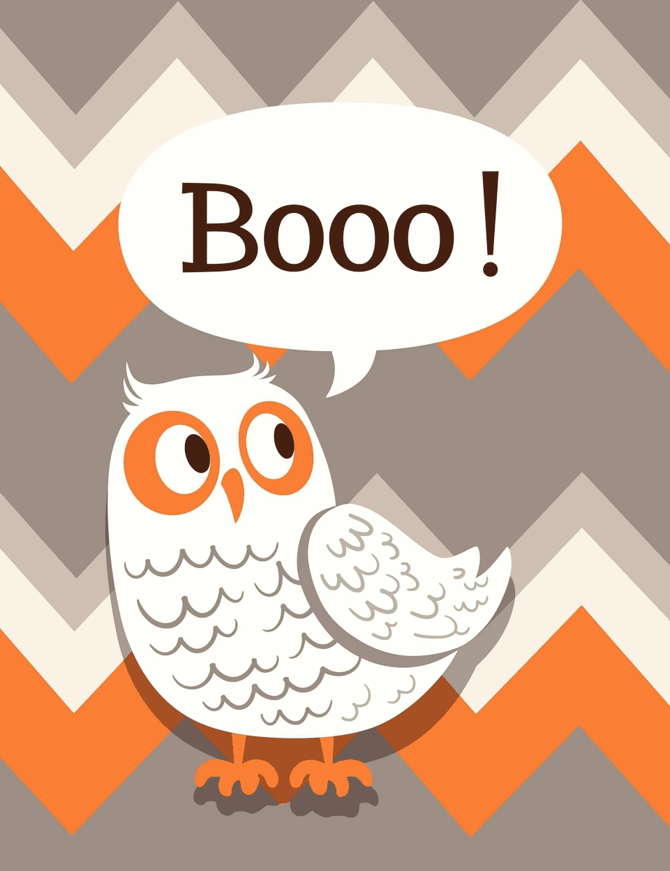 Halloween Owl Collective original repeating artwork