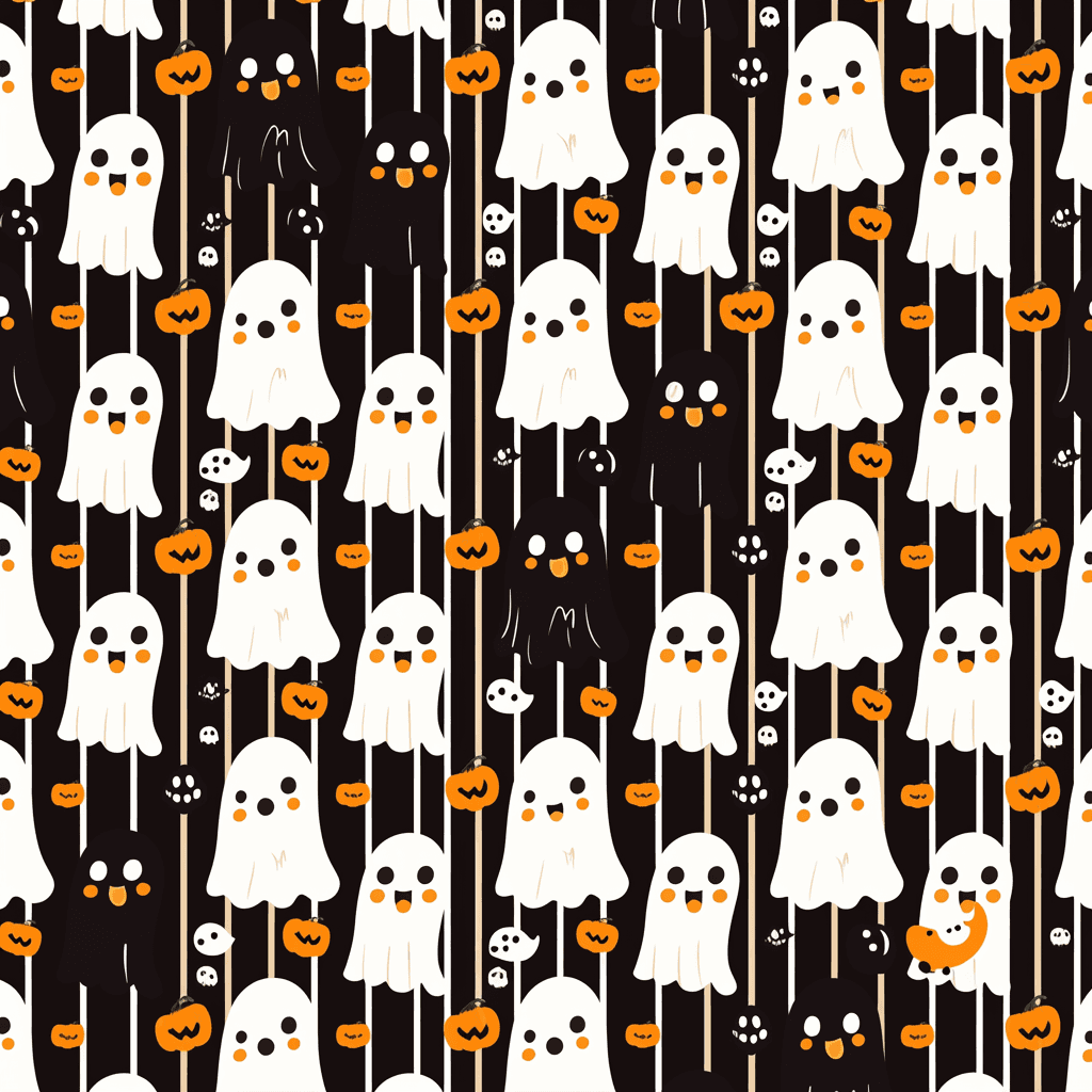 Halloween Ghost 1557 original repeating artwork