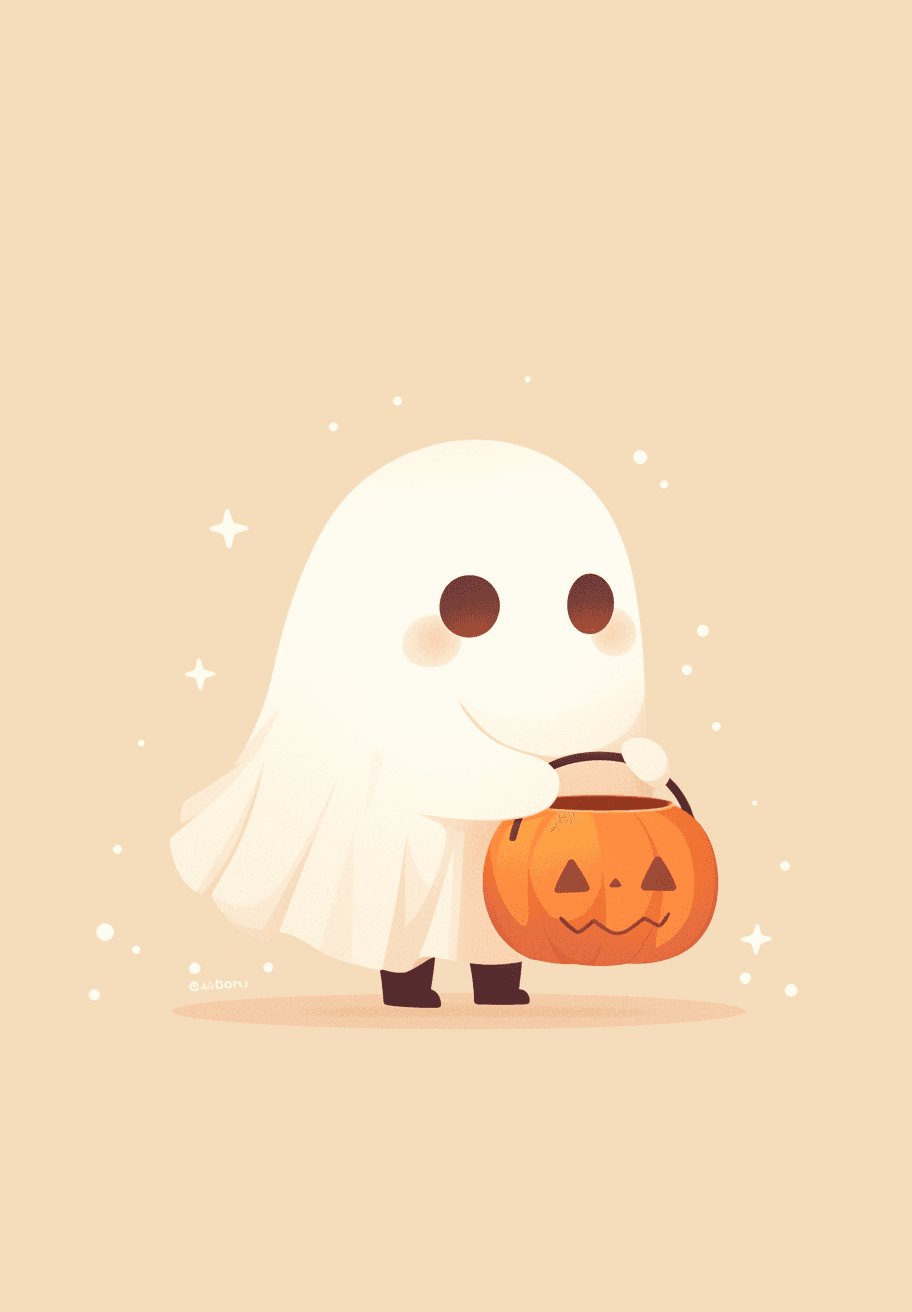 Halloween Ghost 190 original repeating artwork