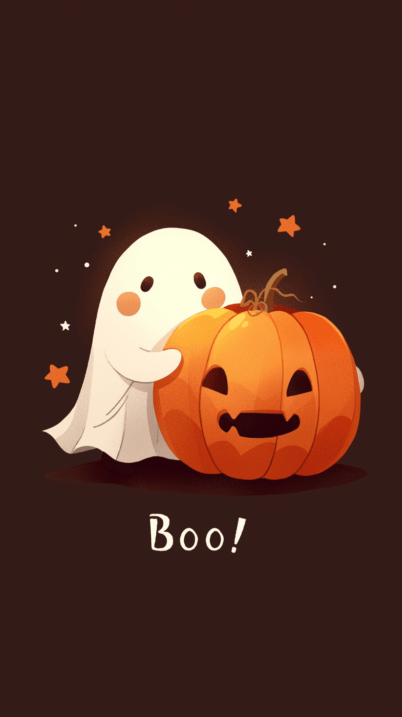 Halloween Ghost 032 original repeating artwork
