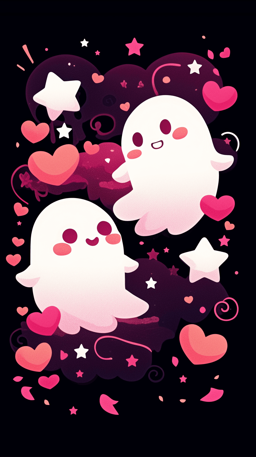 Halloween Ghost 003 original repeating artwork