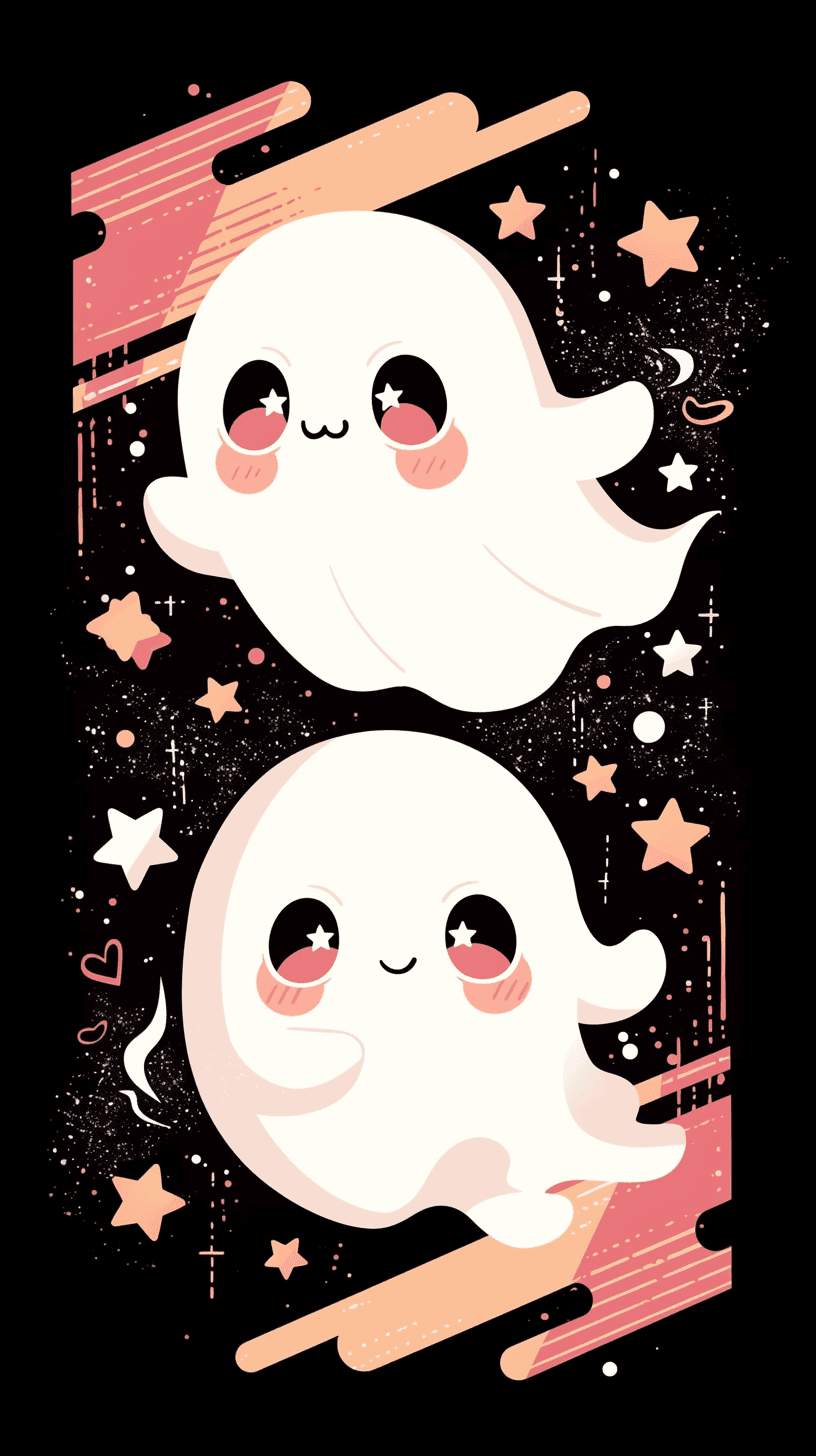 Halloween Ghost 723 original repeating artwork