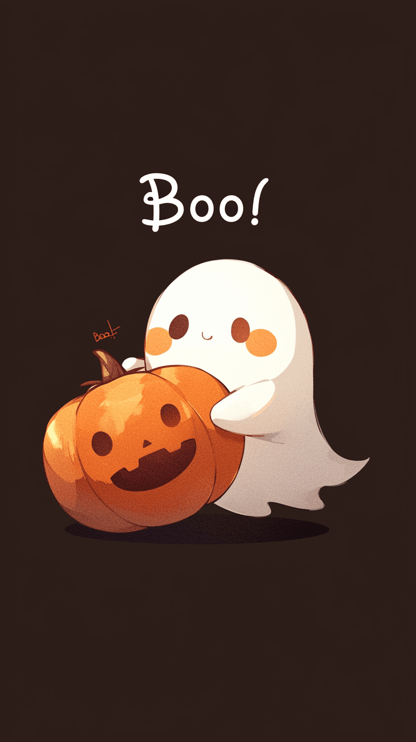 Halloween Ghost Starlight original repeating artwork