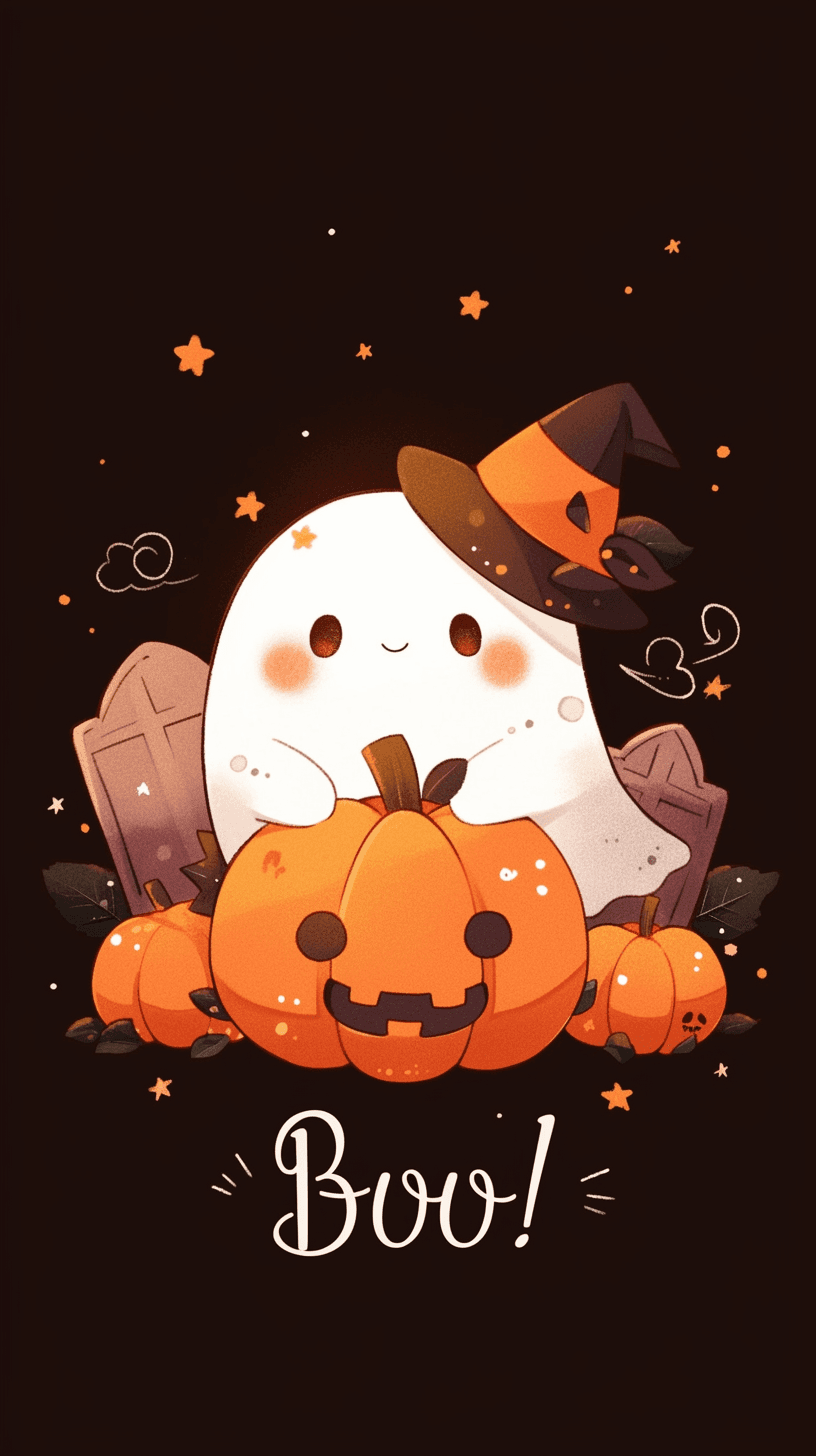 Halloween Ghost 617 original repeating artwork