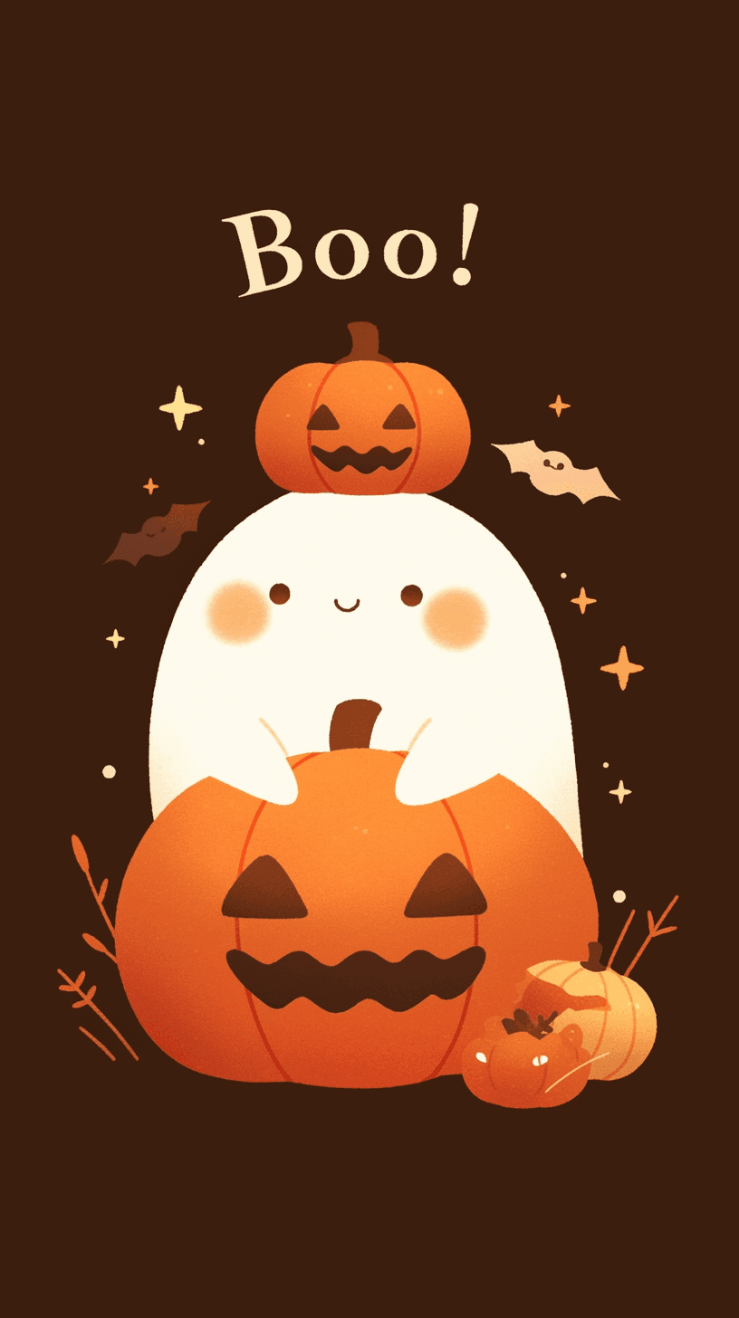 Halloween Ghost 491 original repeating artwork