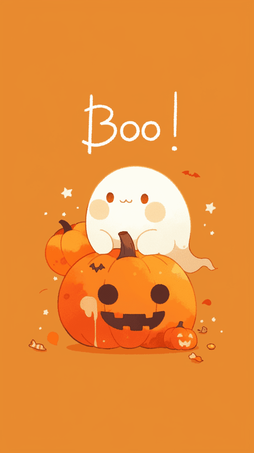 Halloween Ghost 1356 original repeating artwork