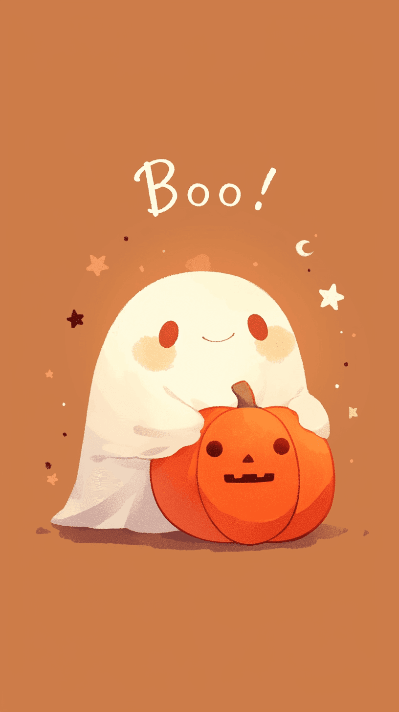 Halloween Ghost 219 original repeating artwork