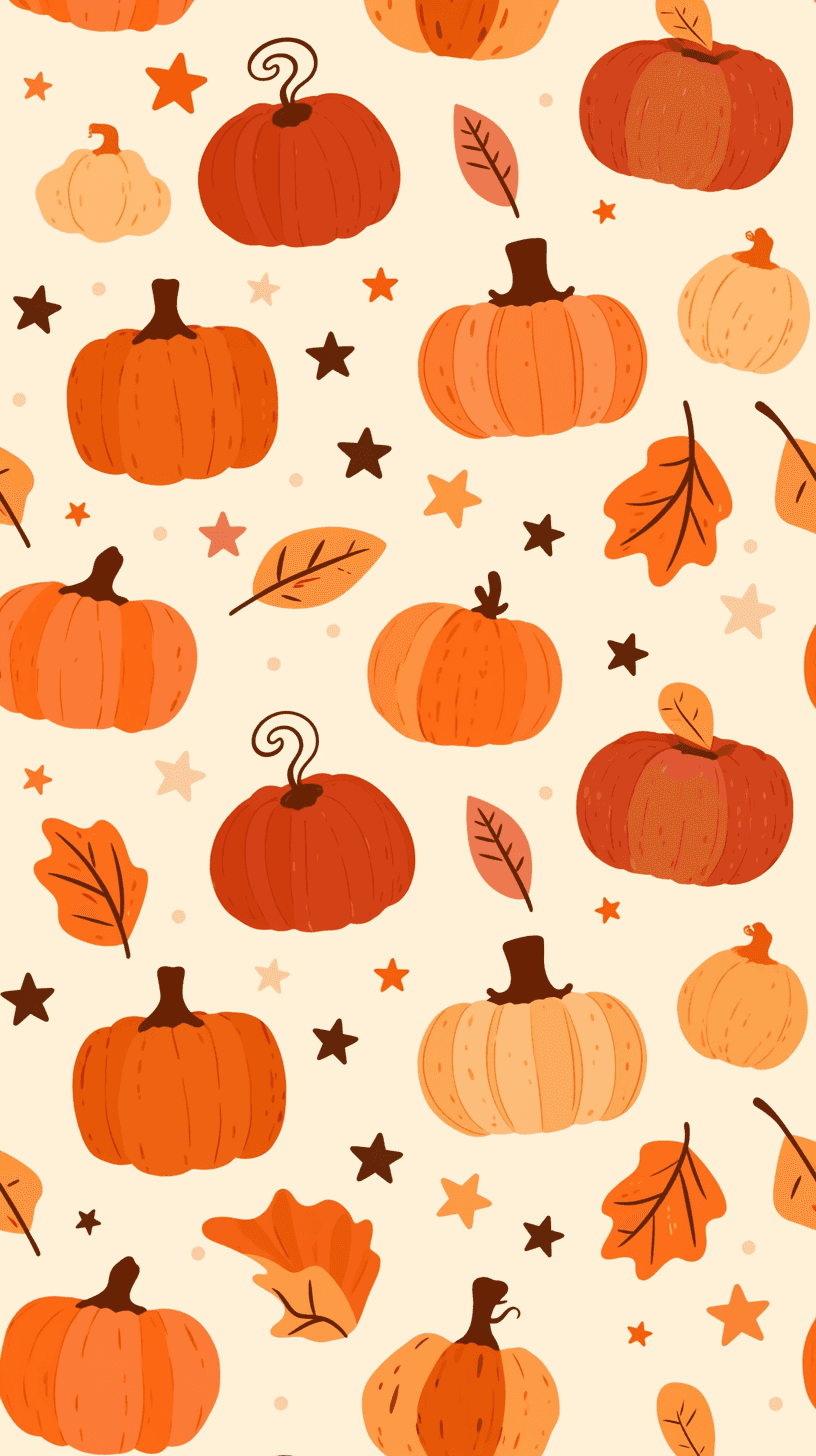 Halloween Pumpkin 204 original repeating artwork