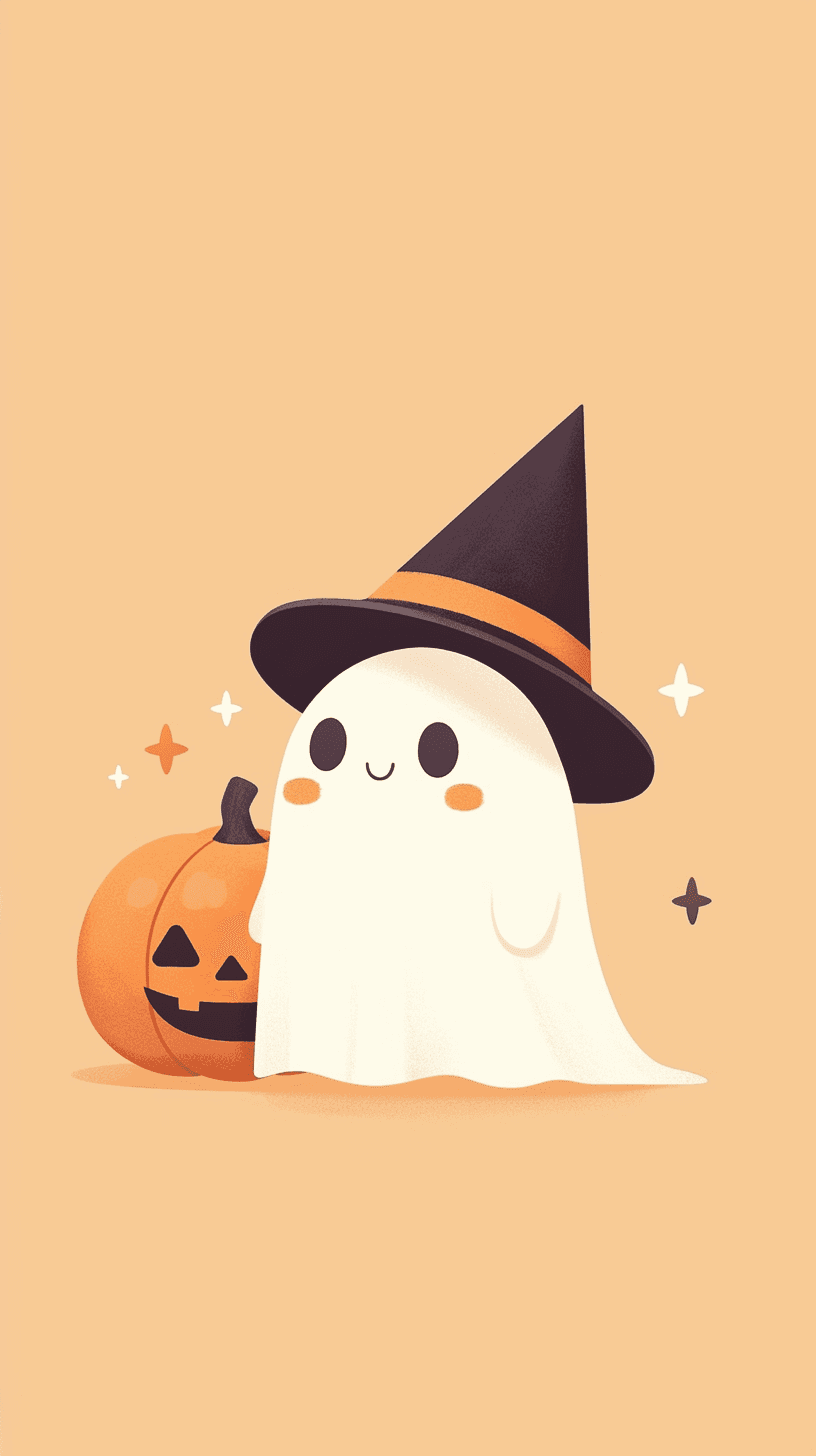Halloween Ghost 547 original repeating artwork