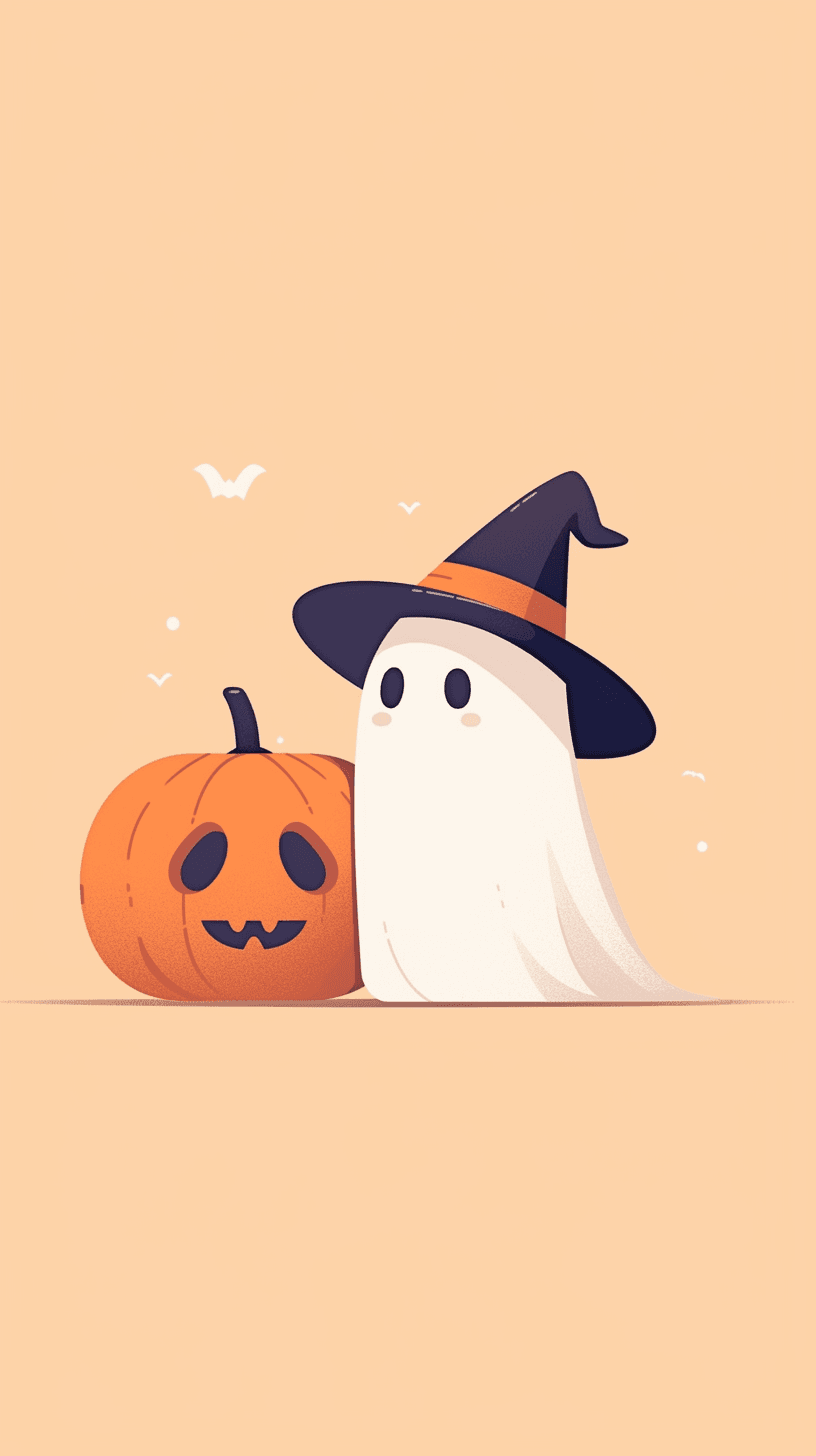 Halloween Ghost 1520 original repeating artwork