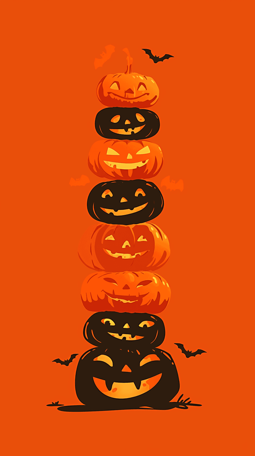 Halloween Pumpkin 286 original repeating artwork