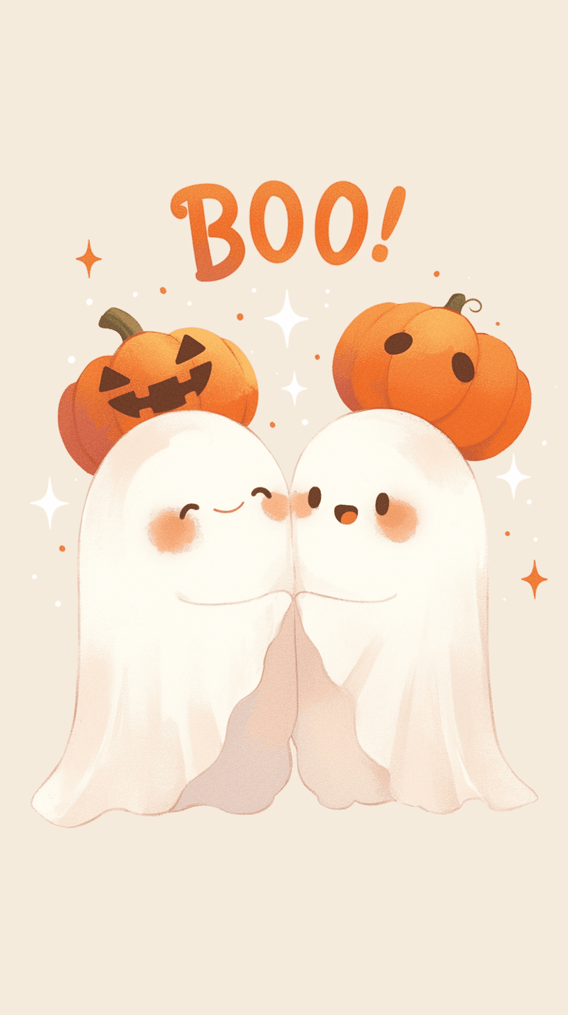 Halloween Ghost 1640 original repeating artwork