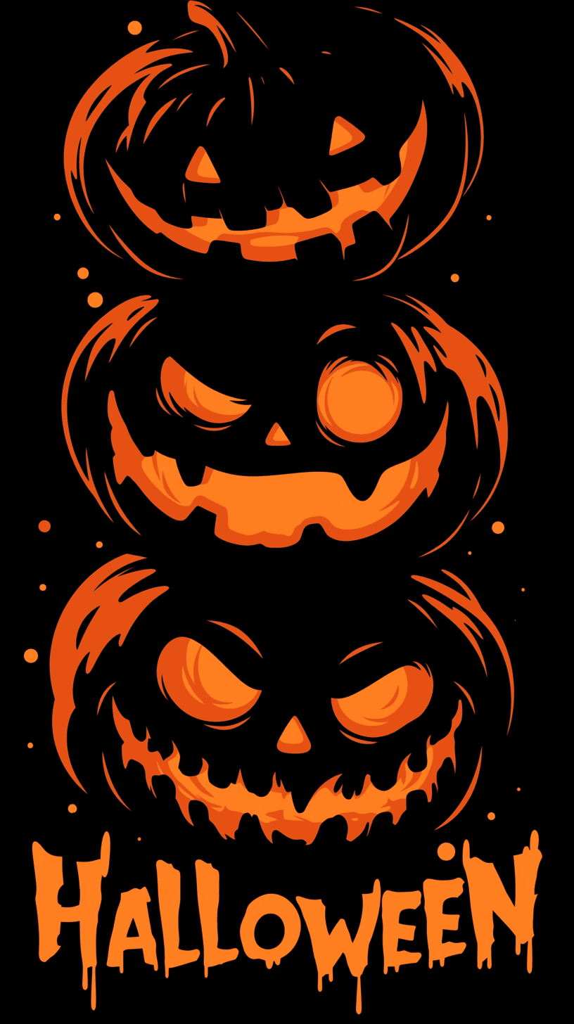 Halloween Pumpkin 154 original repeating artwork