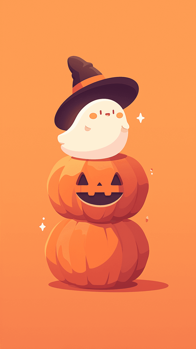 Halloween Ghost 213 original repeating artwork