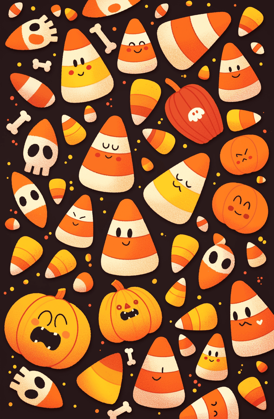 Halloween Pumpkin 269 original repeating artwork