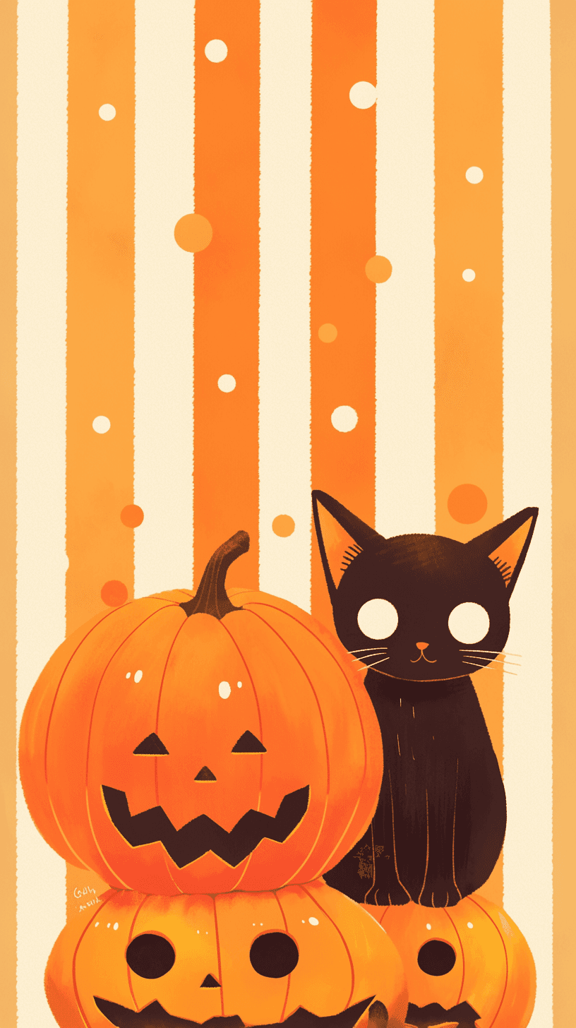 Halloween Pumpkin 153 original repeating artwork