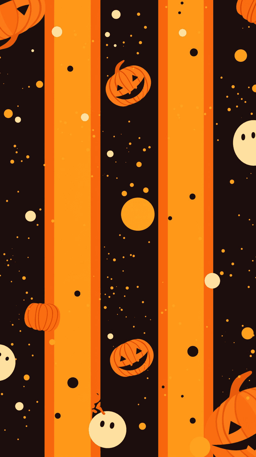 Halloween Pumpkin 147 original repeating artwork