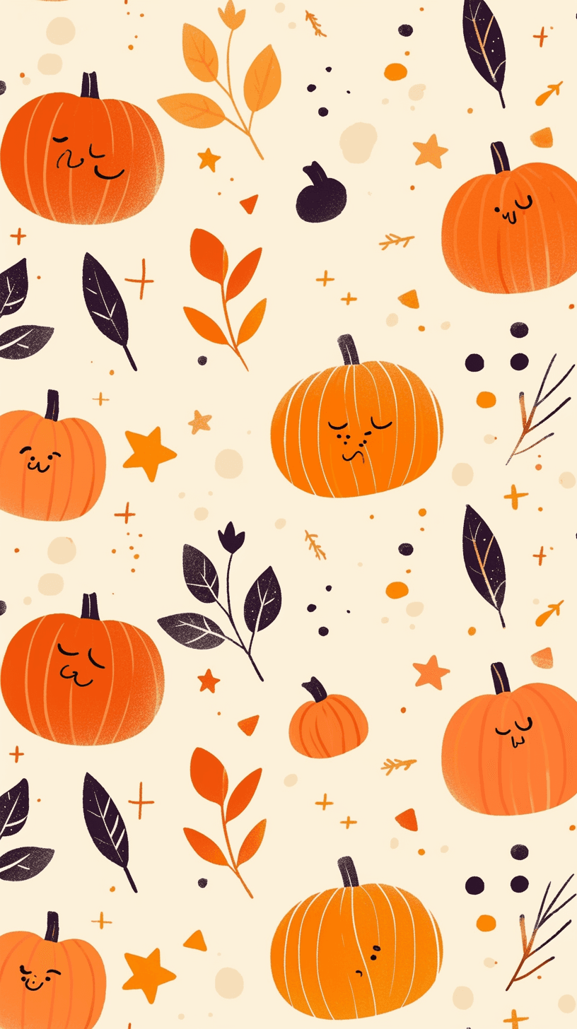 Halloween Pumpkin 238 original repeating artwork