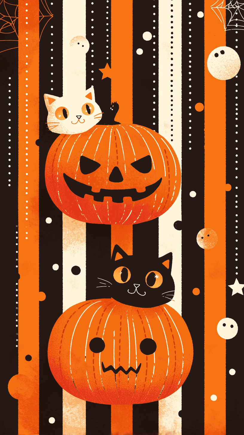 Halloween Pumpkin 388 original repeating artwork