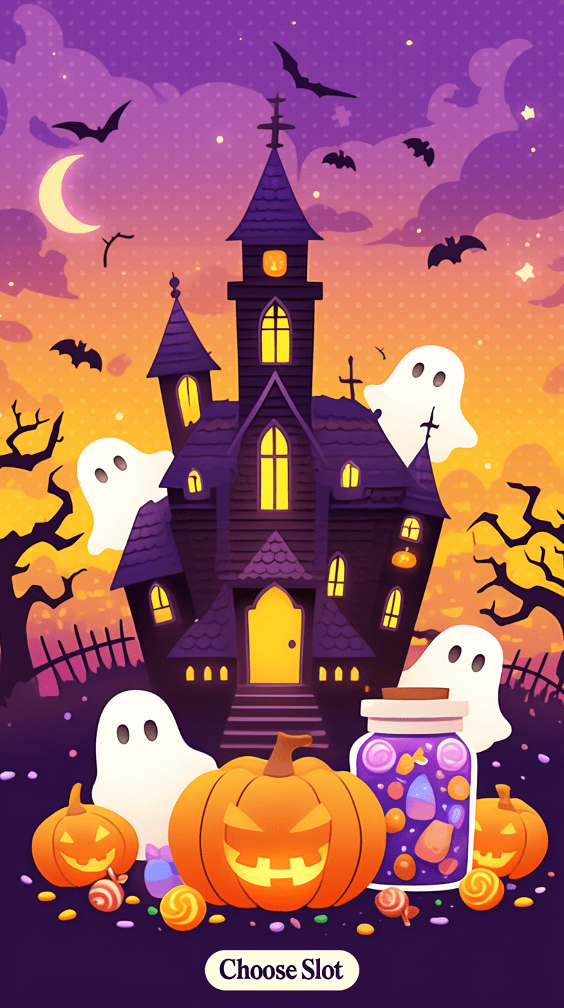 Halloween Ghost 1088 original repeating artwork