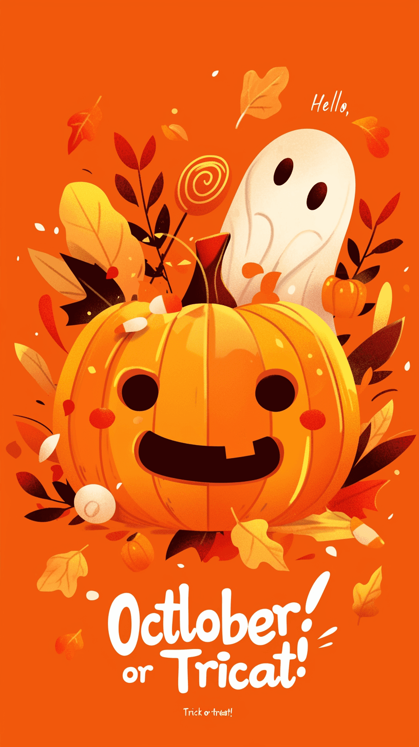 Halloween Ghost 996 original repeating artwork