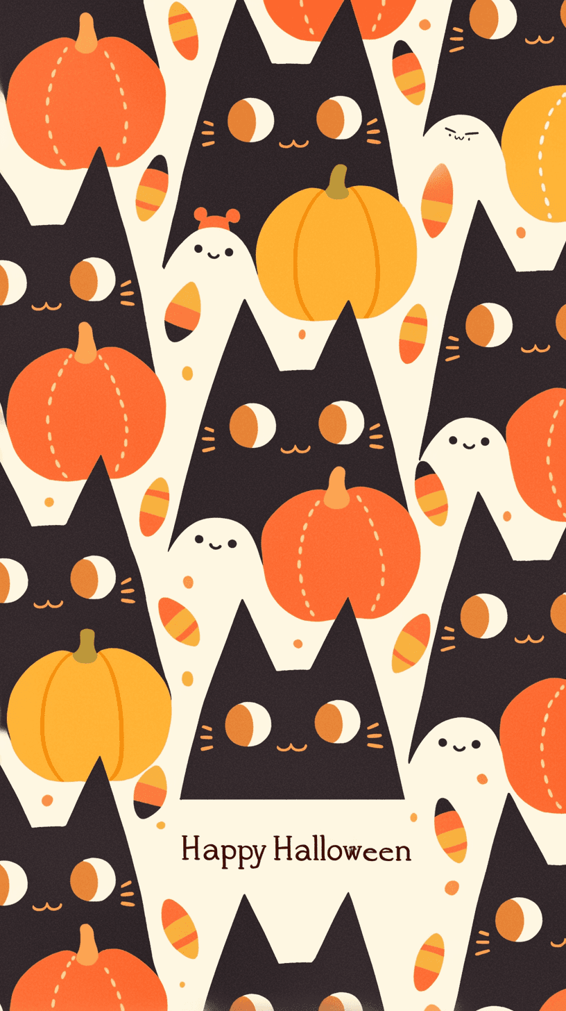 Halloween Ghost 1382 original repeating artwork