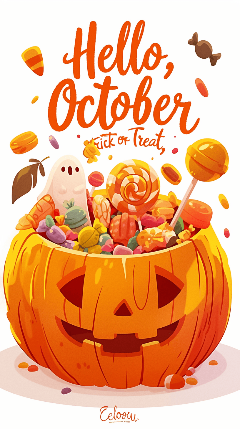 Halloween Ghost 1202 original repeating artwork