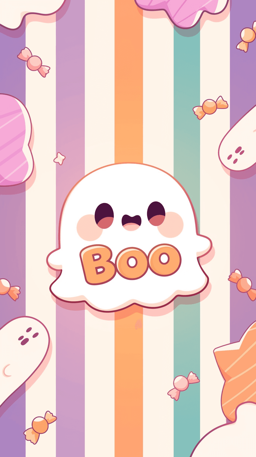 Halloween Ghost 1200 original repeating artwork