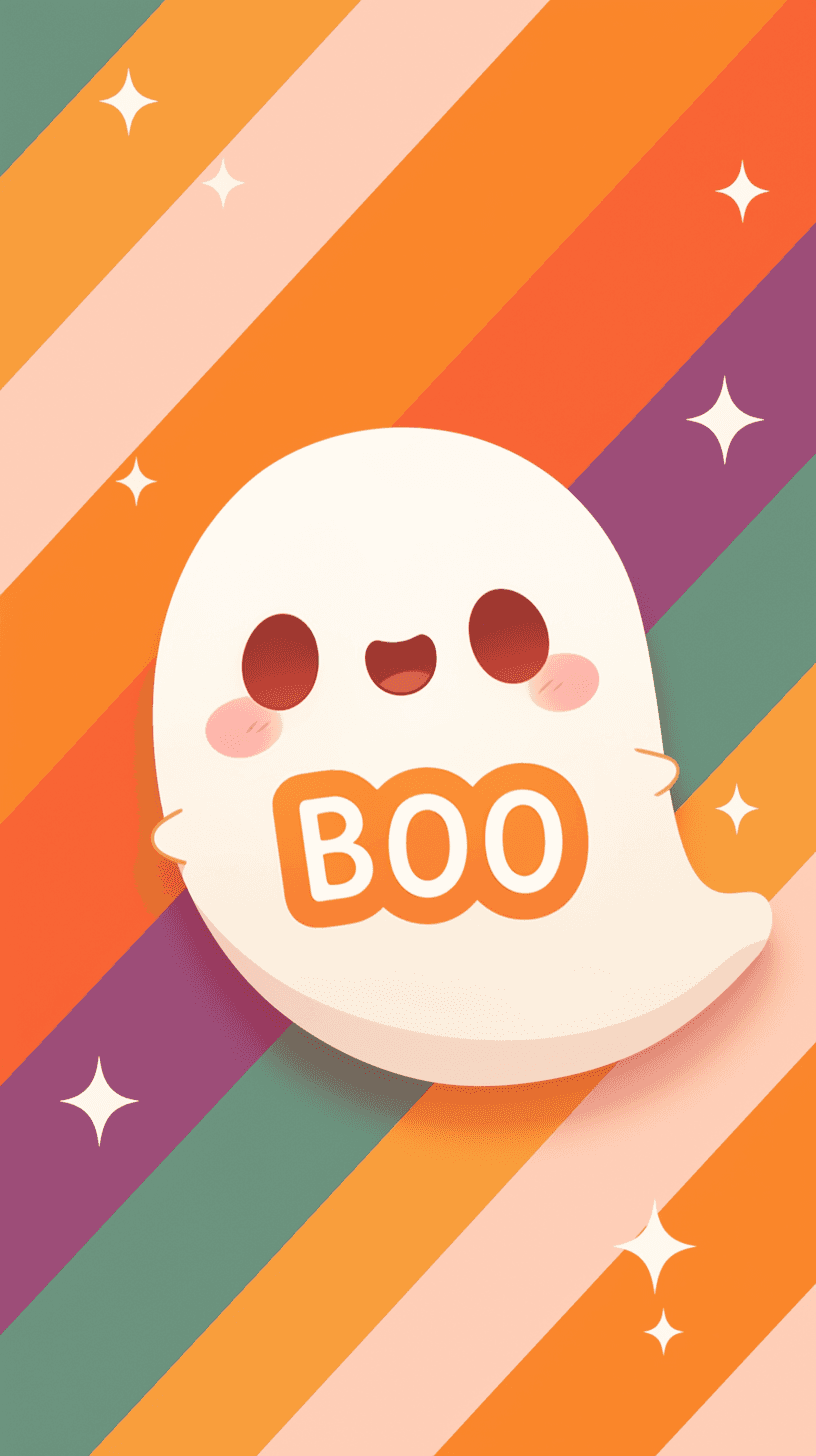 Halloween Ghost 681 original repeating artwork